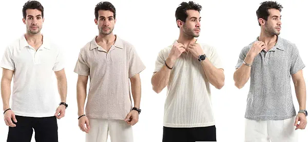 سعر ومواصفات Red Circle Mens Bundle of 4 Ivory Dune Relaxed T-Shirt Bundle of 4 Ivory Dune Relaxed T-Shirt (B0H4S7XXRH) على Amazon EG