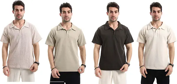 سعر ومواصفات Red Circle Mens Bundle of 4 Ivory Dune Relaxed T-Shirt Bundle of 4 Ivory Dune Relaxed T-Shirt (B0H4S91PNV) على Amazon EG