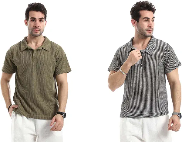 سعر ومواصفات Red Circle Mens Bundle of 2 Ivory Dune Relaxed T-Shirt Bundle of 2 Ivory Dune Relaxed T-Shirt (B0H4S9BKZF) على Amazon EG