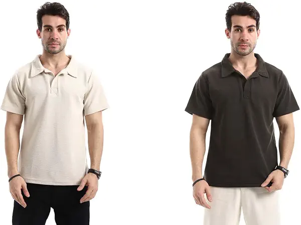 سعر ومواصفات Red Circle Mens Bundle of 2 Ivory Dune Relaxed T-Shirt Bundle of 2 Ivory Dune Relaxed T-Shirt (B0H4SCHYCG) على Amazon EG