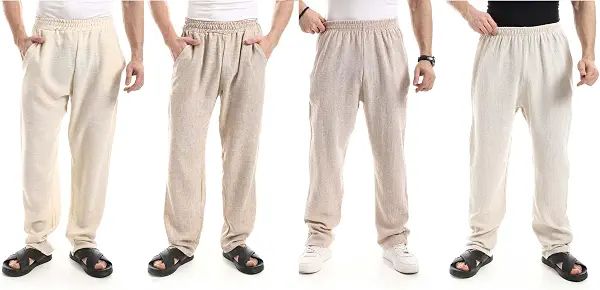 سعر ومواصفات Red Circle Mens Bundle of 4 Relaxed Fit Everyday Pants Bundle of 4 Relaxed Fit Everyday Pants (B0H4S9CQ1K) على Amazon EG