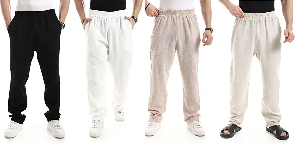 سعر ومواصفات Red Circle Mens Bundle of 4 Relaxed Fit Everyday Pants Bundle of 4 Relaxed Fit Everyday Pants (B0H4SC2HK7) على Amazon EG