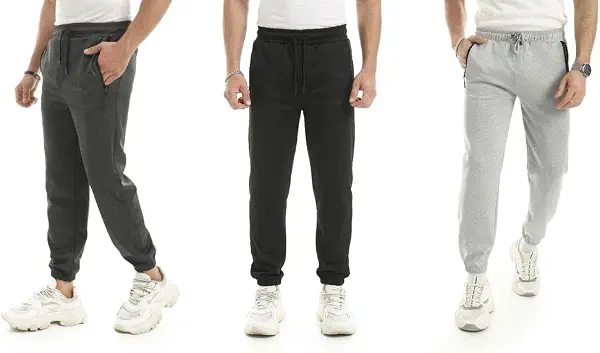 سعر ومواصفات Red Circle Mens Bundle of 3 Soft Pants with Zipper Pocket and Elastic Cuffs Bundle of 3 Soft Pants with Zipper Pocket and Elastic Cuffs (B0H4S3TVKN) على Amazon EG