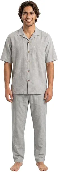 سعر ومواصفات Red Circle Mens pajamas plain pants pajamas plain pants (B0H8FFLBTP) على Amazon EG