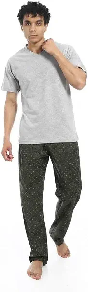 سعر ومواصفات Red Circle Off Cliff Pajama T-shirt and cardigan shorts Men Cotton 100% shane*olive xl (B0HLY4VL4X) على Amazon EG