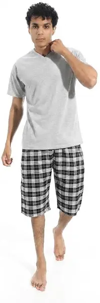 سعر ومواصفات Red Circle Off Cliff Pajama T-shirt and cardigan shorts Men Cotton 100% shane*black 3xl (B0HLY62YWM) على Amazon EG
