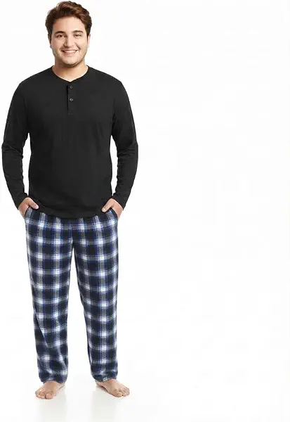 سعر ومواصفات Red Circle pajama sravino Multicolor Men Cotton 100% black-royal blue-white xl (B08HJLKGHK) على Amazon EG