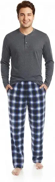 سعر ومواصفات Red Circle pajama sravino Multicolor Men Cotton 100% Charcoal-black-royal blue-white xl (B08HJN8XWP) على Amazon EG
