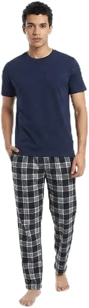 سعر ومواصفات Red Circle Pajama T-shirt and cardigan shorts Men Cotton 100% navy*navy M (B0HLXPDGK1) على Amazon EG