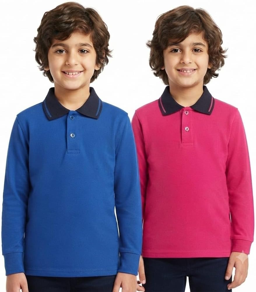 سعر ومواصفات Red Circle Unisex Kids Bundle of 2 long Sleeve Polo T-Shirt Bundle of 2 long Sleeve Polo T-Shirt (pack of 2) (B0HGBLYP9W) على Amazon EG