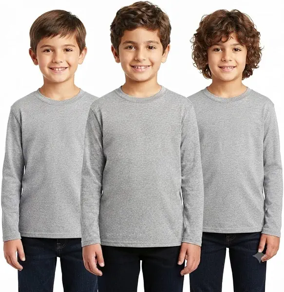 سعر ومواصفات Red Circle Unisex Kids Bundle of 3 Plains sleeve t-shirt Bundle of 3 Plains sleeve t-shirt (pack of 3) (B0HGBN78X2) على Amazon EG