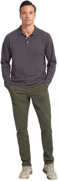 سعر ومواصفات Red Circle تيشرت بولو بأكمام طويلة وياقة دائرية للأطفال من الجنسين والرجال من ريد سيركل (B0GZJ154TK) على Amazon EG