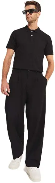 سعر ومواصفات Red Circle تيشيرت بيسيك قطن برقبة بولو وقصة عادية وقبة بولو وقصة عادية للرجال من ريد سيركل للجنسين (B0GZJFBFSV) على Amazon EG