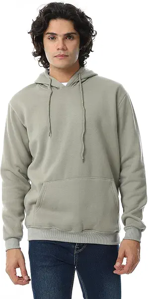 سعر ومواصفات Red Cirlce Mens Solid Comfy Hoodie-Light Olive Solid Comfy Hoodie (B0DKG725CV) على Amazon EG