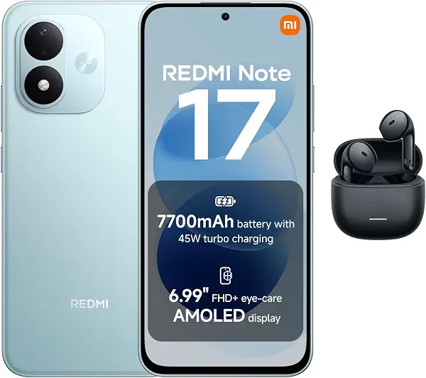 سعر ومواصفات REDMI Note 17 4G Smartphone 6G+256G Sky Teal - 18-Month Warranty (B0HLY24DK6) على Amazon EG
