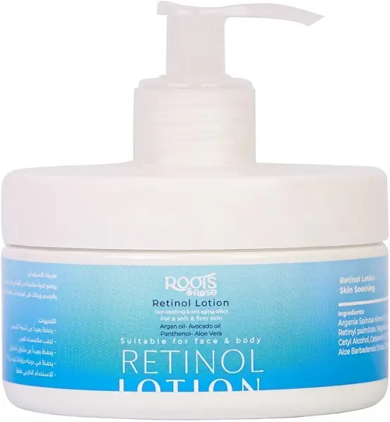 سعر ومواصفات Retinol Lotion | firming moisturizer | strawbery skin treatment | anti aging | anti sagging skin | face & body 250 gram (B0GLJ5HCCG) على Amazon EG