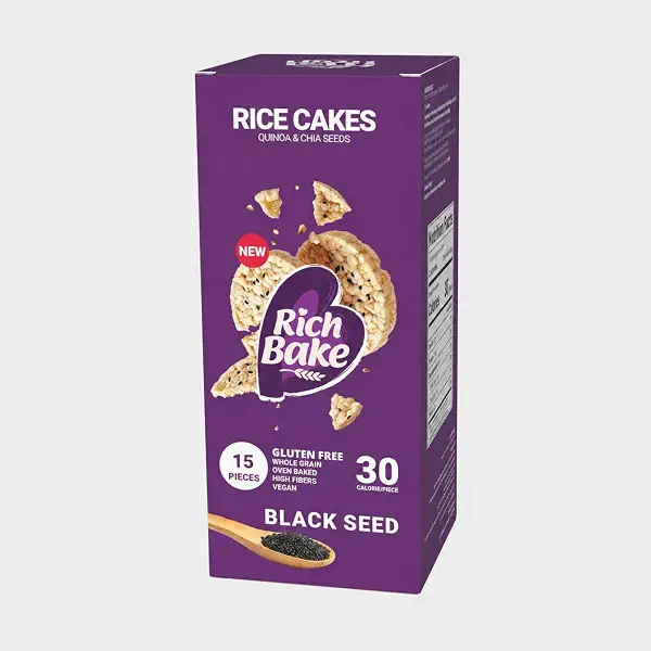 سعر ومواصفات Rich Bake Chia & Quinoa Rice Cake with Black Seed (B0HK8DGL6L) على Amazon EG