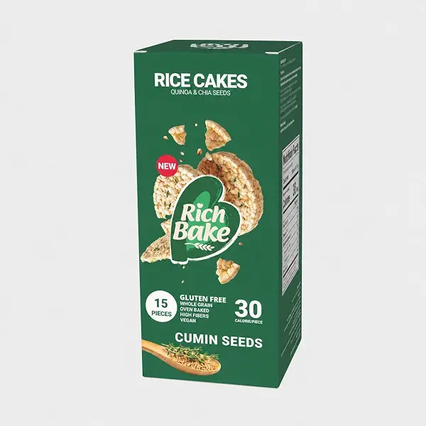سعر ومواصفات Rich Bake Chia & Quinoa Rice Cake with Cumin (B0HK96SGCC) على Amazon EG