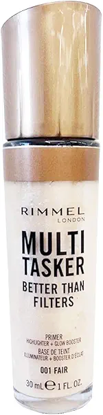 سعر ومواصفات Rimmel Multi-Tasker Better Than Filters, 3 In 1 Primer, Highlighter And Glow Booster - 001 Fair (B0CRZ85F9H) على Amazon EG