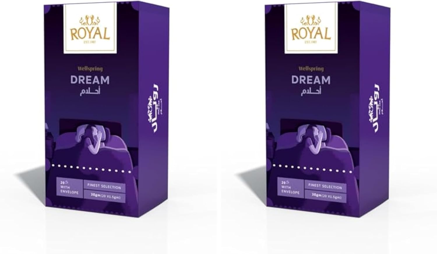 سعر ومواصفات Royal Herbs dream herbal drink, 20 pouches (Pack of 2) (B0HLDXT3K9) على Amazon EG