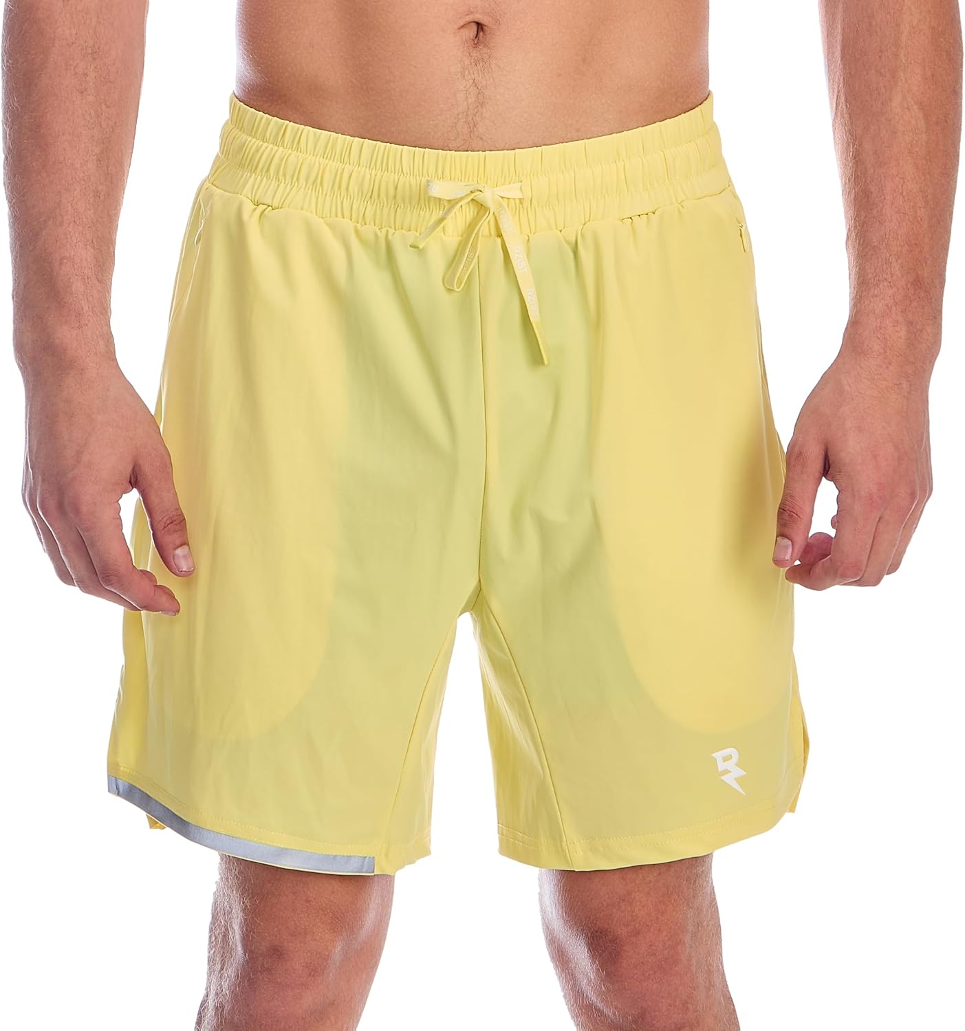 سعر ومواصفات RZIST mens Performance Shorts - Canary Yellow Shorts (pack of 1) (B0F9XBZ8PS) على Amazon EG