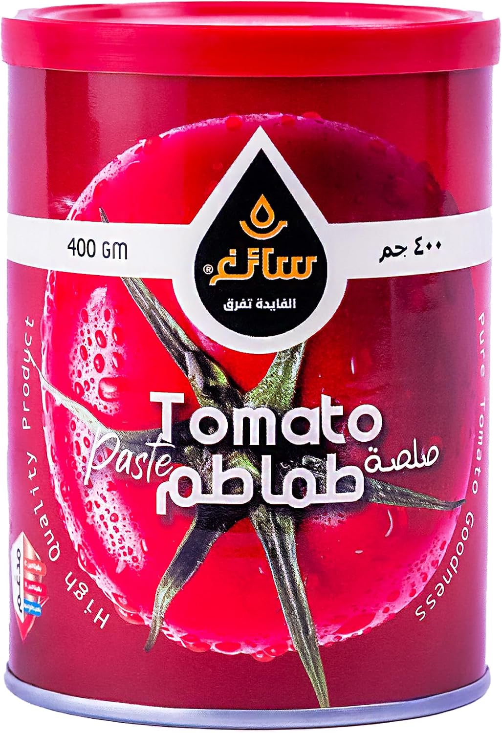 سعر ومواصفات Saegh Tomato Paste, Premium Quality Can (400g) (Pack of 6) (B0HLFBBVSD) على Amazon EG