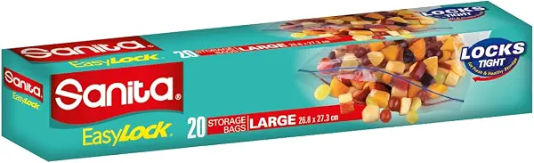 سعر ومواصفات أكياس سانيتا إيزي لوك كبيرة، 20 كيس (B0BHSZ9SCM) على Amazon EG
