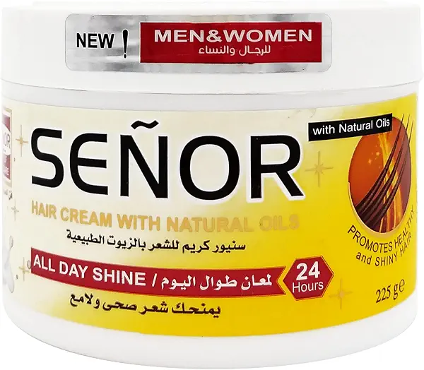 سعر ومواصفات Senor Hair Cream With Natural Oils 225G (B0F7Z7BLJY) على Amazon EG