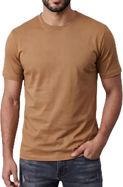 سعر ومواصفات Silver Hawk تيشرت بقصة ضيقة للرجال مصنوع من القطن بنسبة 100% - لون جملي (6XL) (B0HDV5Q8R3) على Amazon EG