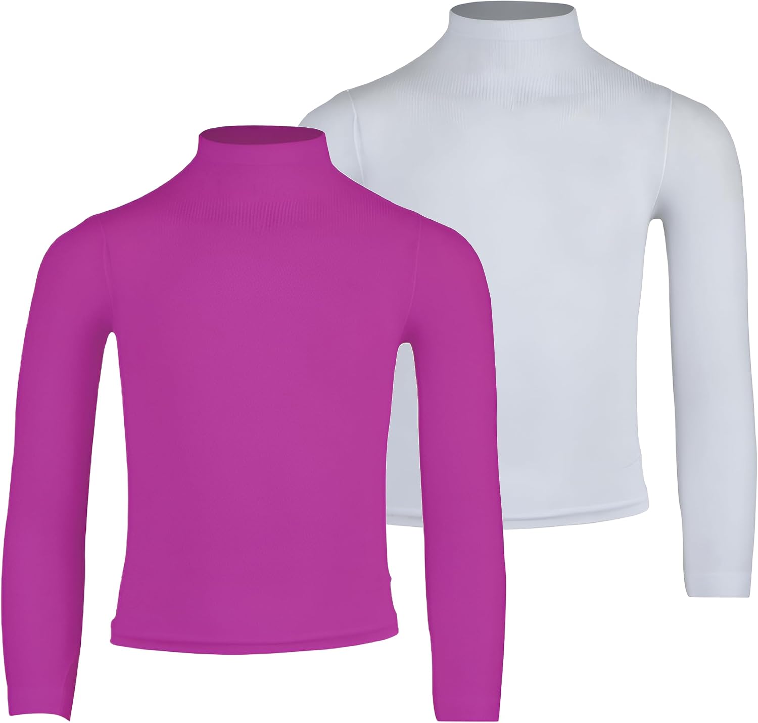 سعر ومواصفات Silvy Girls Long Sleeve Set Of 2 Pieces Cellina High Girls Long Sleeves High Neck Top Underwear (B08BWY49HF) على Amazon EG
