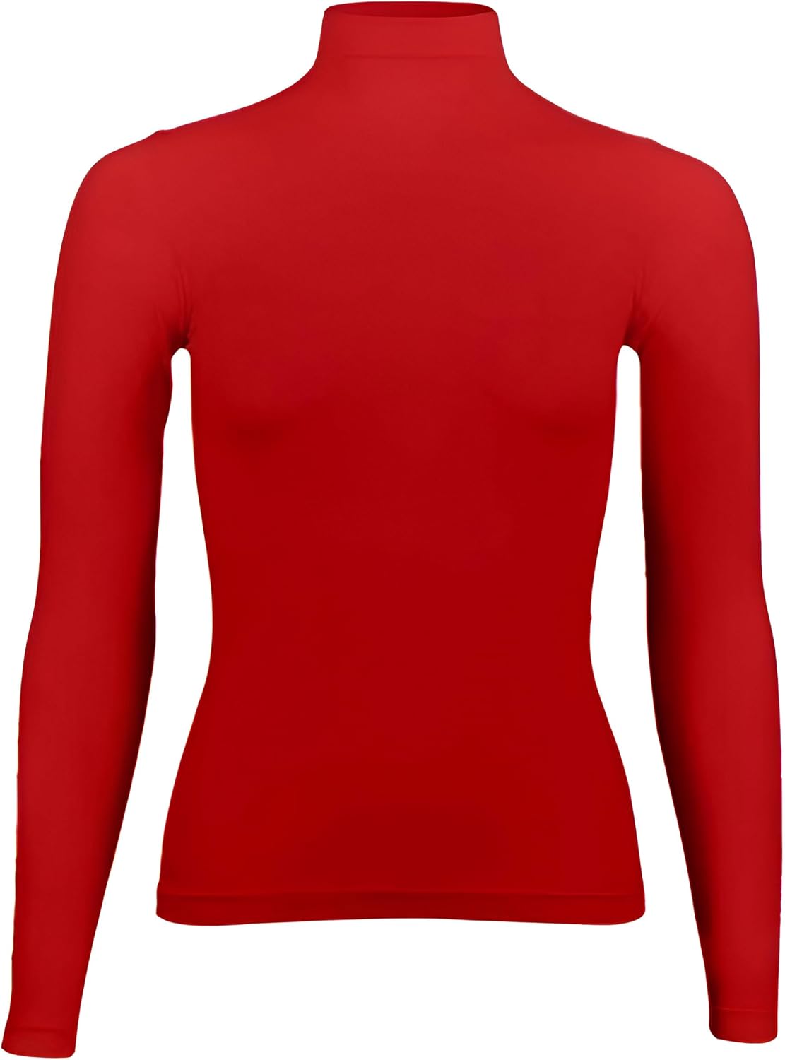 سعر ومواصفات Silvy Lycra Cellina High Long Sleeves High Neck Top Underwear For Girls-Red-6-8Years (B0HHFCVMFV) على Amazon EG
