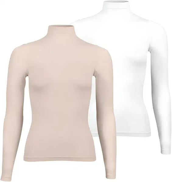 سعر ومواصفات Silvy Womens Set Of 2 Pieces Celina High Top Long Sleeves High Neck (B0DC5948PG) على Amazon EG