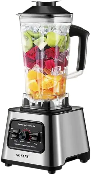 سعر ومواصفات SK-999N خلاط سوكانى استنالس 6000وات 2.5لتر (B0CYM8GHSS) على Amazon EG