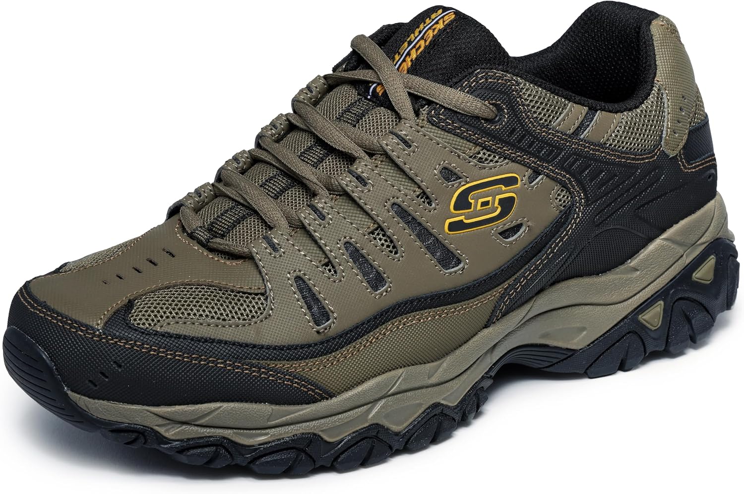 سعر ومواصفات Skechers Sneaker Sport Afterburn Memory Foam Laces (B00FFXUTI0) على Amazon EG