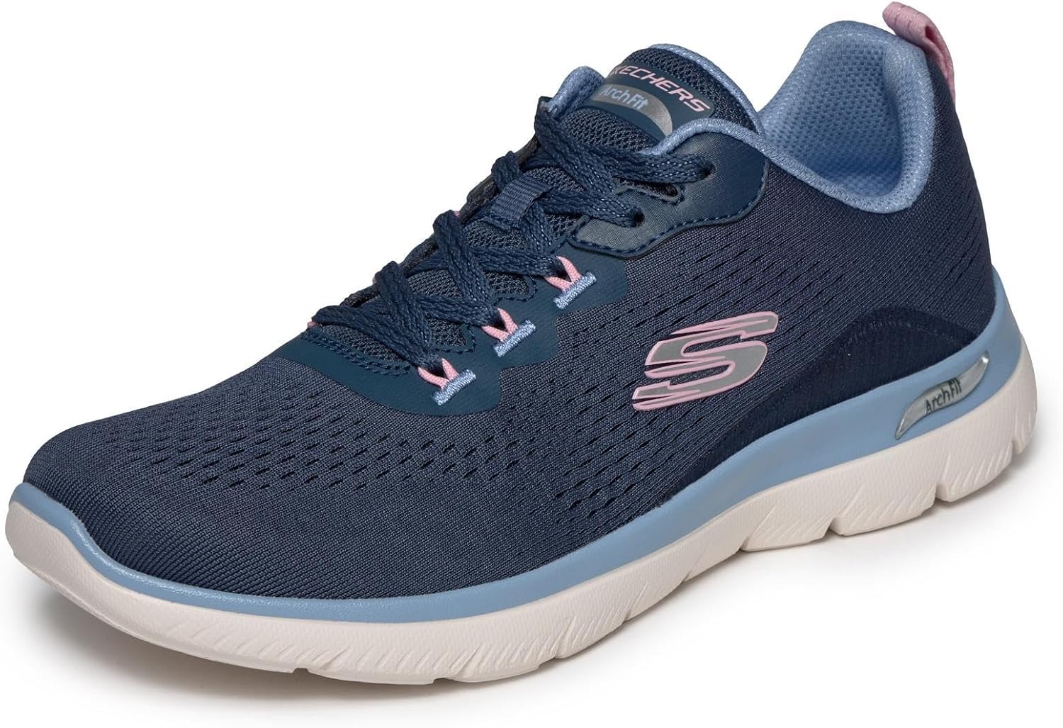 سعر ومواصفات سكيتشرز كالي وومنز Skechers womens ARCH FIT SUMMITS Sneaker (B0FK6N6CKF) على Amazon EG
