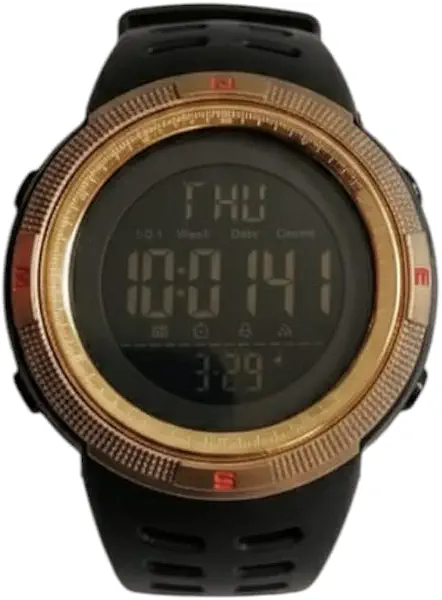 سعر ومواصفات SKMEI 1251 Multifunctional dual display watch with modern blue highlights, stopwatch, alarm, and water resistance. (B091JHX6DB) على Amazon EG