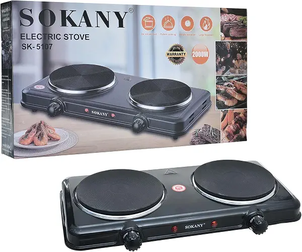 سعر ومواصفات SL-5107 سخان بلاطه سوكانى 2عين 2000وات (B0BT7V1BND) على Amazon EG