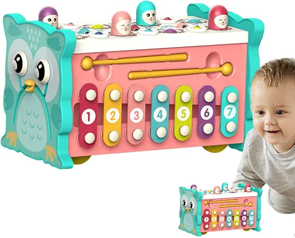 سعر ومواصفات smashing Pound A Mole Jeu pour Les Tout-Petits | pêche Multifonctionnel 6 en 1 | Jouet martelant martelant, Cadeau Jouets motricité Fine pour Les Tout-Petits garçons Filles (B0BX8QP3PN) على Amazon EG