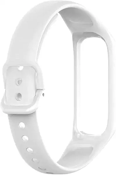 سعر ومواصفات Soft Silicone band Straps Compatible Galaxy Fit 2 With Safety Lock, One Size developed to provide a reliable solution for modern professional hardware requirements with high durability - White (B0H18XFZMZ) على Amazon EG