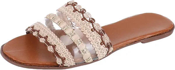 سعر ومواصفات SOUL 2 SOLE womens 7902 Flat sandal (B0CKVMXWPR) على Amazon EG