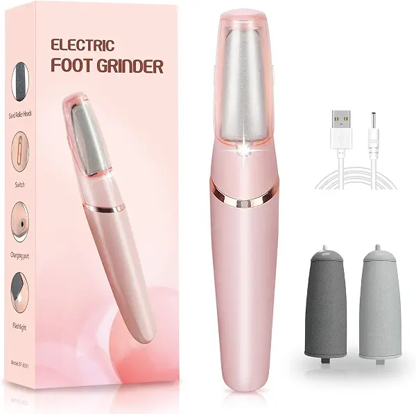 سعر ومواصفات SPAREQUE callus remover for feet dead skin remover pedicure tools Callus Remover Hard and Dead Skin Remover Electric Foot Callus Remover Rechargeable Pedicure Tool (B0F445PL2M) على Amazon EG
