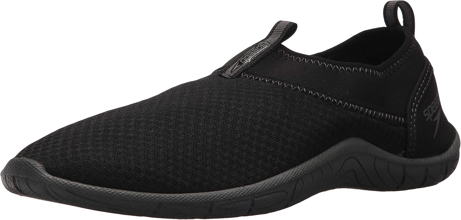 سعر ومواصفات Speedo Men's Water Shoes-Tidal Cruiser, Black Dark Gull Grey, 42.5 EU (B07664H96N) على Amazon EG