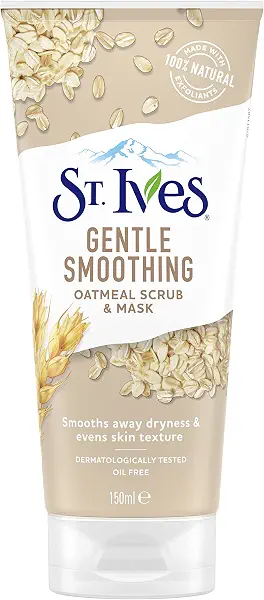 سعر ومواصفات St Ives 150Ml Gentle Smoothing Oatmeal Scrub & Mask, 150 Ml (Pack Of 1) (B071XG6NQ5) على Amazon EG