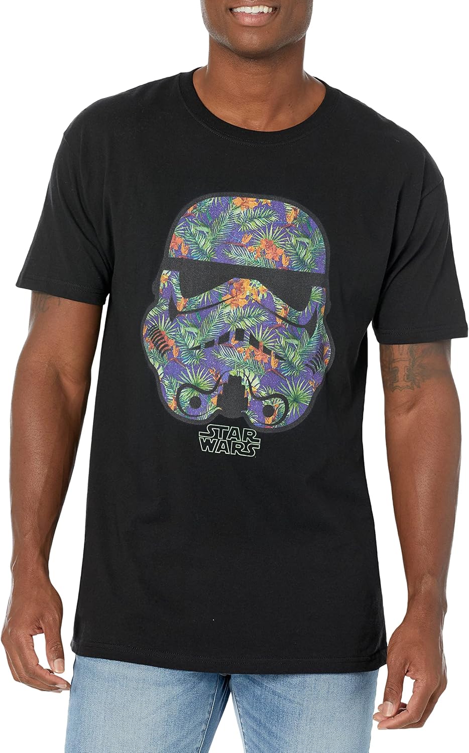سعر ومواصفات Star Wars Men's Humid Helmet Graphic T-Shirt, Black, XL (B01LB71KGS) على Amazon EG
