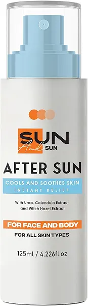 سعر ومواصفات Sun and Sun After sun Face and Body Spray | Non Sticky Organic Aloe Vera for Sun Exposure instant Relief, Skin Moisturizer for Redness 125ml - From So Sandy (B0FHQT4CHX) على Amazon EG
