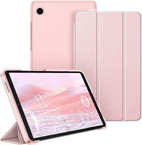 سعر ومواصفات TABA11-PNK2 سامسونج جالاكسي تاب A11 2025 X133 X135 8.7 بوصة حافظة واقية رقيقة هجينة مضادة للصدمات غطاء سيليكون شفاف ثلاثي الطيات زهري متغير 2 (B0H17TQDQ8) على Amazon EG