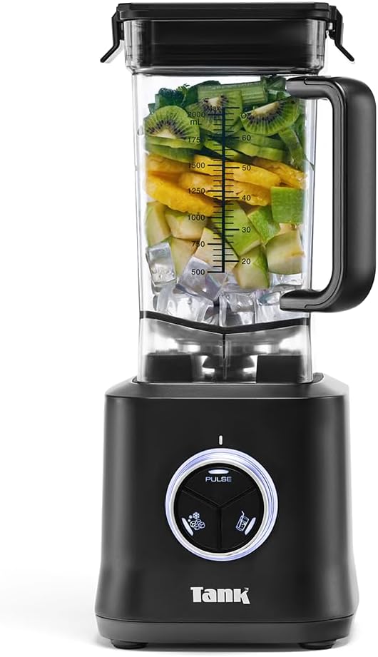 سعر ومواصفات Tank Power Blender, 2L BPA Free Tritan Jug, Soft Start, 2 Preset Programms, 2000 Watts, YB-P22, 2 Year Warranty (B0FGWN6P5V) على Amazon EG