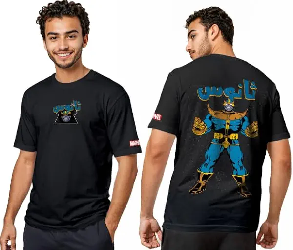 سعر ومواصفات THANOS T-SHIRTBlack (B0DQV5MFGT) على Amazon EG