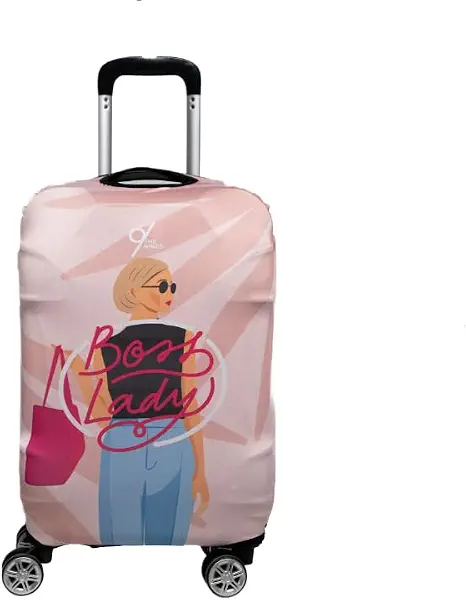 سعر ومواصفات The Nines غطاء شنطة سفر بعبارة "Boss Lady" من ذا ناينز (B0CH14R3Z6) على Amazon EG