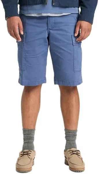 سعر ومواصفات Timberland Men's Brookline Twill Cargo Short - Blue - 32 (B0GYNWQNGR) على Amazon EG